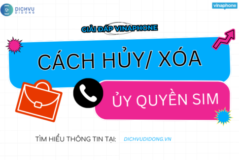 3 Cach xoa uy quyen sim VinaPhone