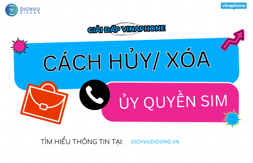 3 Cach xoa uy quyen sim VinaPhone