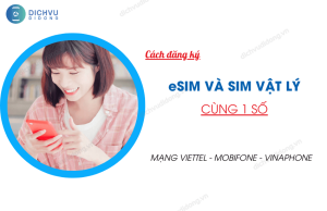 esim và sim vat ly cung 1 so