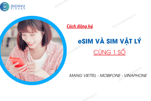 esim và sim vat ly cung 1 so