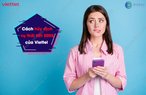 hủy dịch vụ thời tiết 5055 Viettel