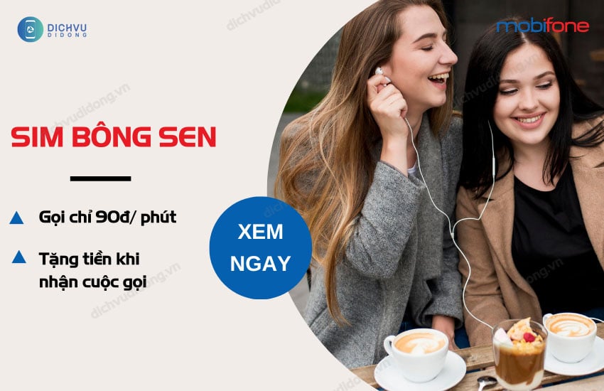 sim bong sen mobifone