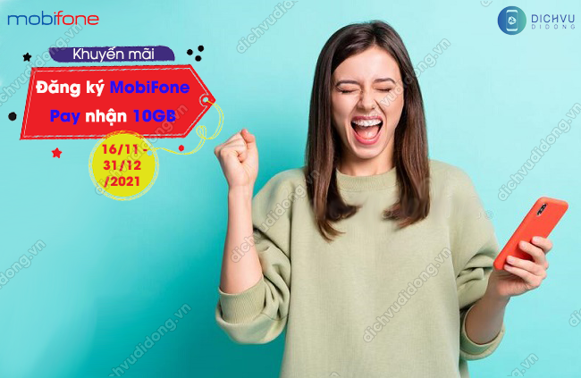 Miễn ph&iacute; 10GB khi đăng k&yacute; MobiFone Pay 