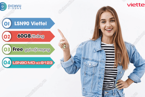 Gói LSN90 Viettel tặng 60GB kèm thoại giá 90K tại Lạng Sơn 1 goi cuoc lsn90 viettel