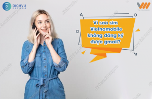 sim Vietnamobile không đăng ký được gmail