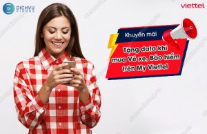 Mua vé, Bảo hiểm trên My Viettel tặng đến 5GB