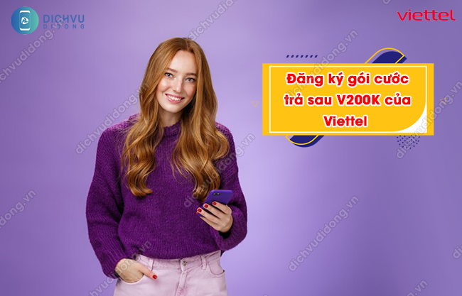 gói V200K Viettel trả sau 