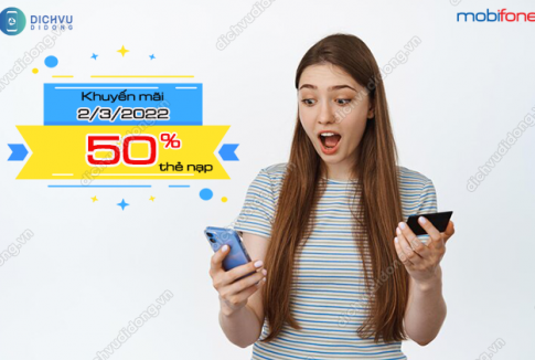 MobiFone tặng 20% ngày 1/3/2022