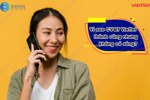 CVQT Viettel nhưng sim không có sóng