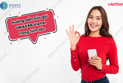 hủy gói UMAX4G Viettel