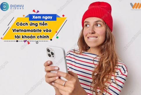 ứng tiền Vietnamobile vào tài khoản chính