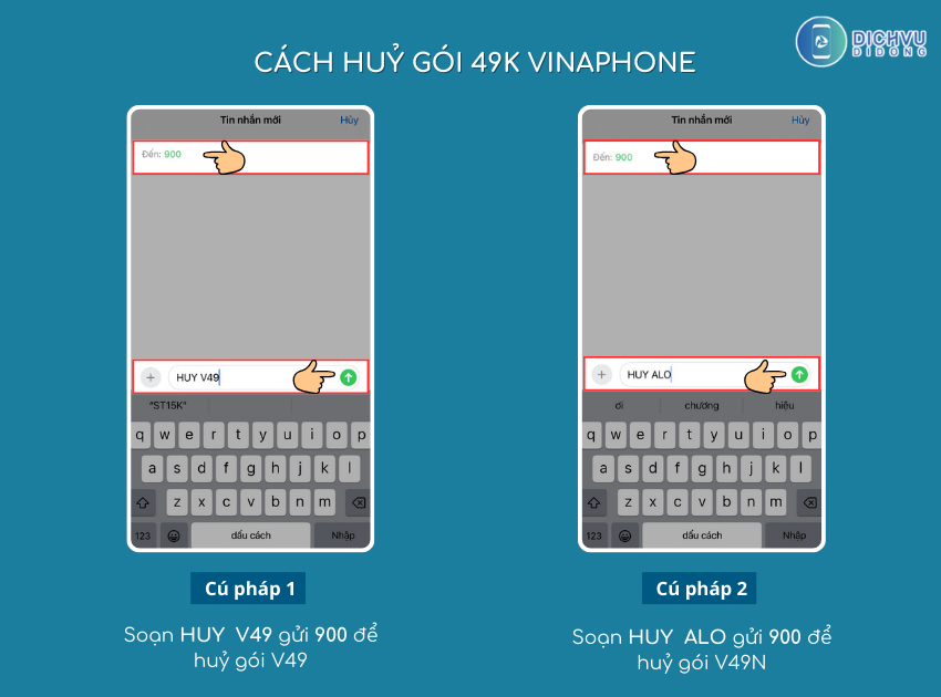 cach huy goi 49k cua vinaphone