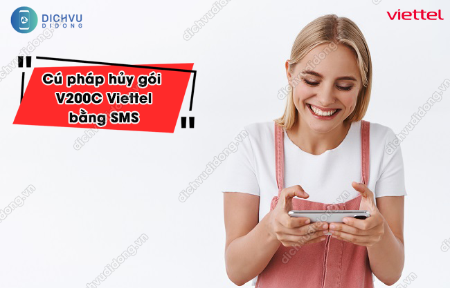 hủy gói V200C Viettel