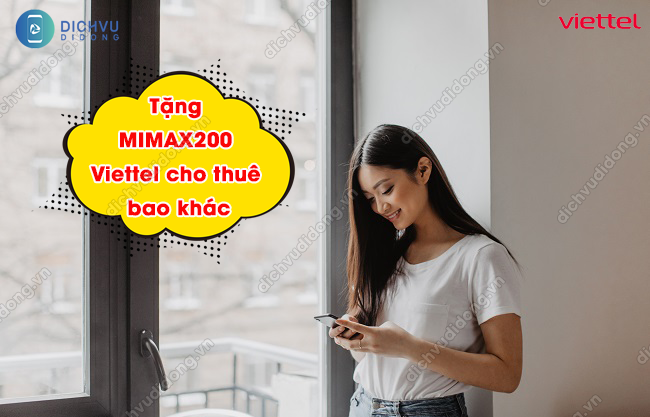 Tặng gói MIMAX200 Viettel