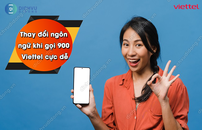 thay đôi ngôn ngữ Viettel qua 900 