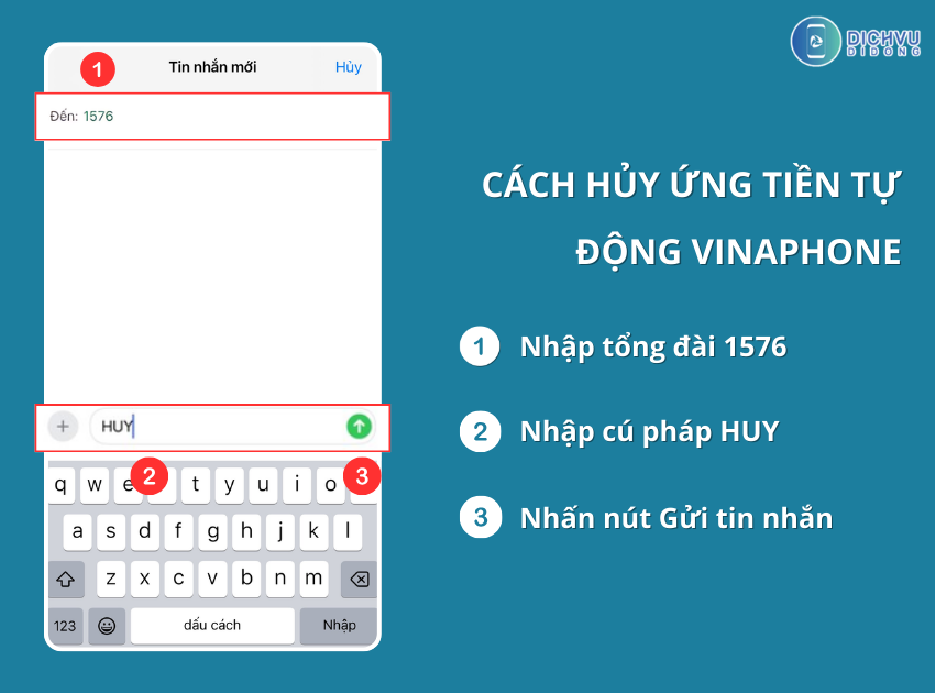 Huy ung tien tu dong VinaPhone