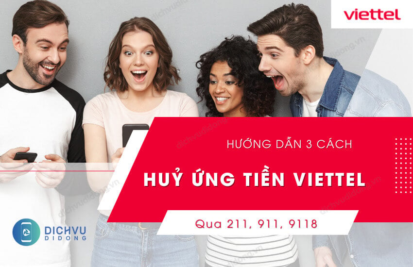 cach huy ung tien sim viettel