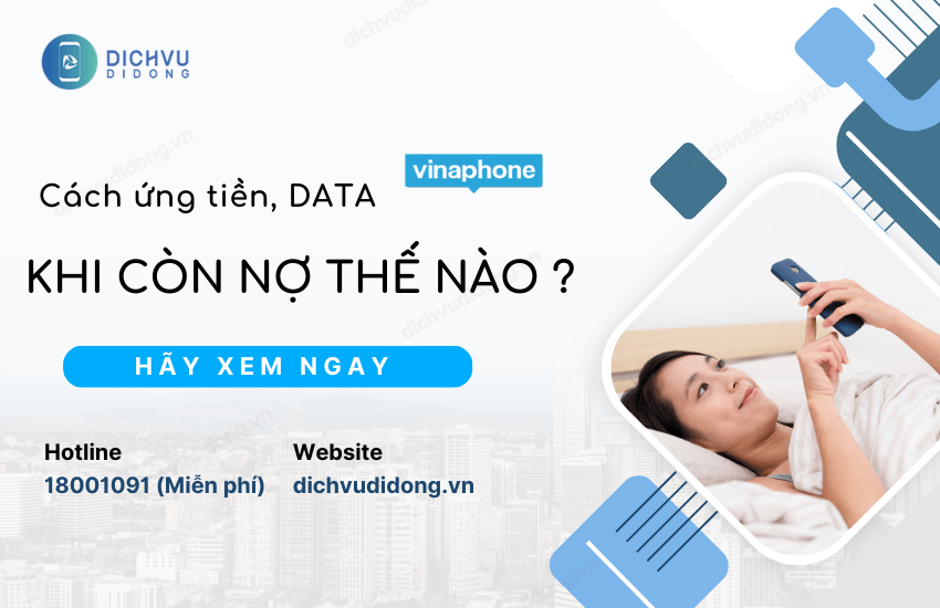 cach ung tien data vina khi con no