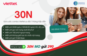 goi cuoc 30n viettel