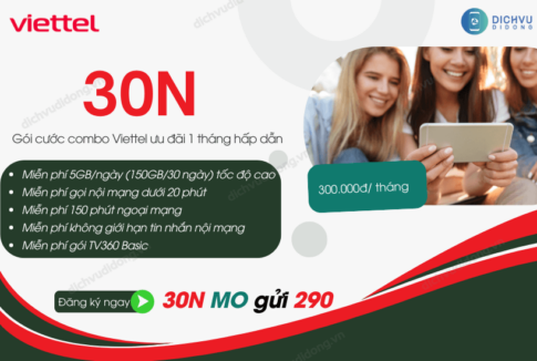 goi cuoc 30n viettel