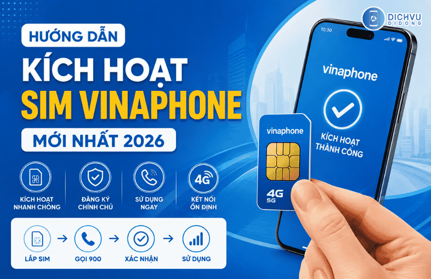 Hướng dẫn kích hoạt sim VinaPhone trả trước, trả sau, eSIM 1 kich hoat sim vinaphone