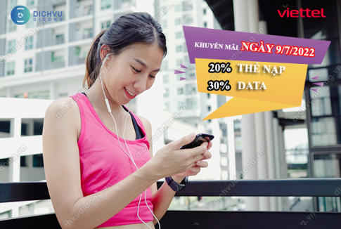 viettel khuyen mai ngay 9/7/2022