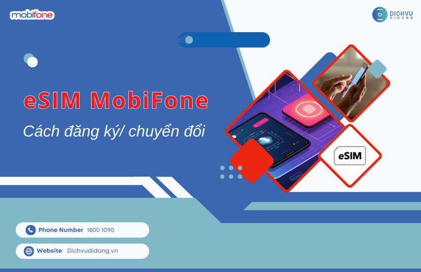 Cach dang ky doi eSIM MobiFone