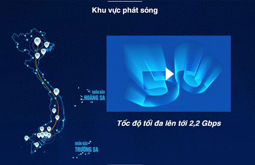 Ban do phu song 5G VinaPhone