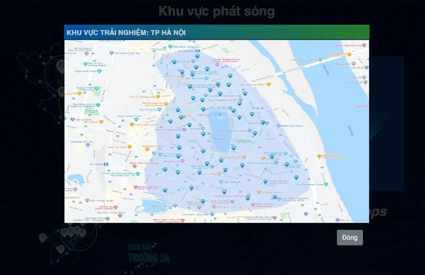 Cach xem vung phu song 5G VinaPhone