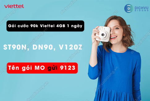 cach dang ky goi cuoc 90k viettel 4gb 1 ngay
