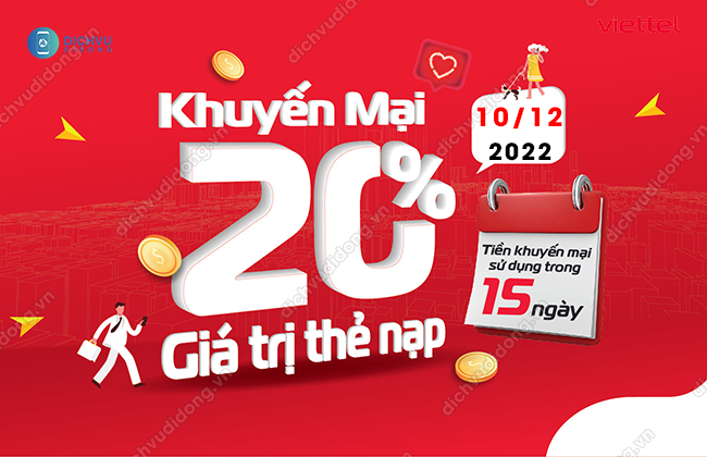 tham gia khuyen mai the nap viettel 10 12 2022