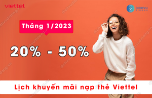 lich khuyen mai nap the viettel 1 2023