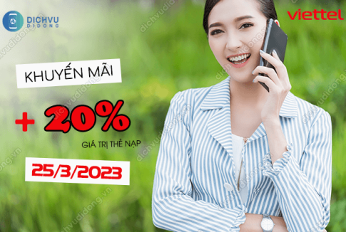 khuyen mai viettel ngay 25/3/2023