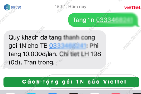 tang goi cuoc 1n cua viettel