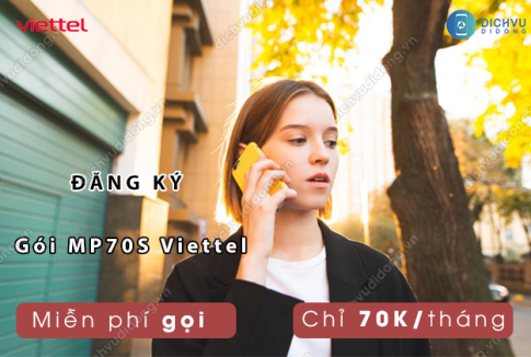 Cú pháp ĐK MP70S Viettel nhận Free gọi chỉ 70k/tháng 1 huong dan dang ky MP70S viettel