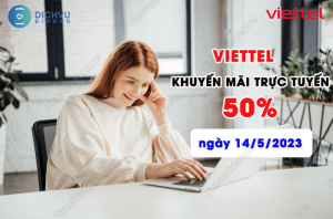 viettel tang 50% ngay 14/5/2023