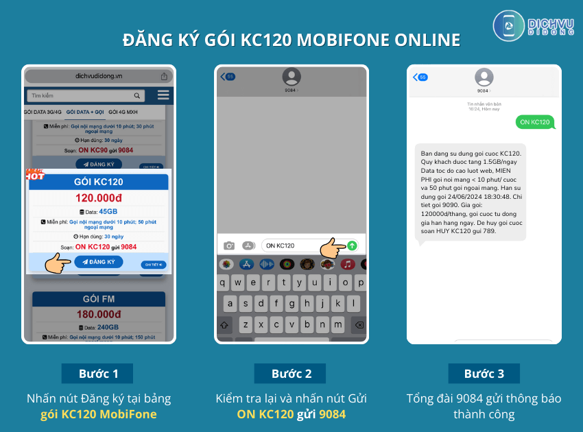 cach dang ky goi kc120 mobifone