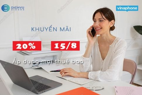 vinaphone khuyen mai 20% the nap ngày 15/8/2023