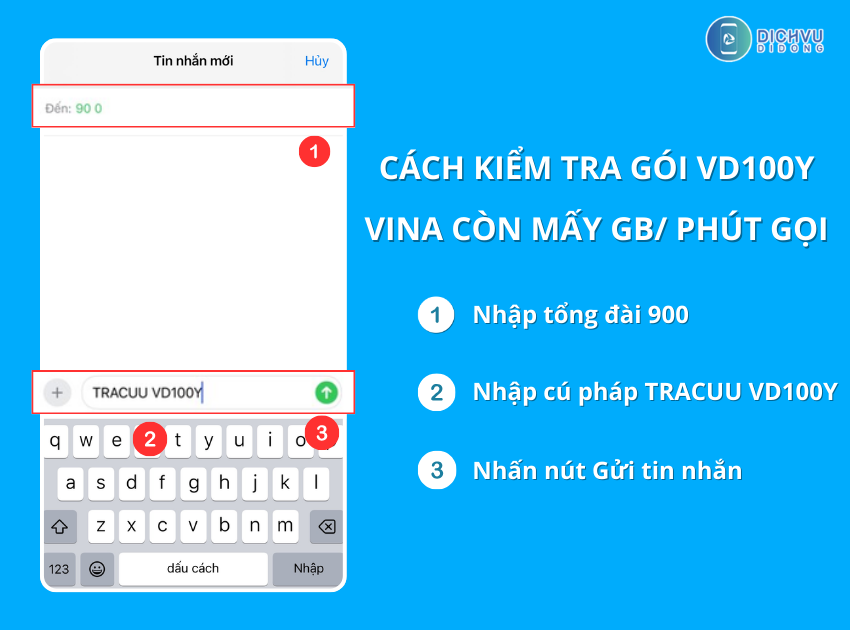 Cu phap kiem tra uu dai con lai tren goi VD100Y Vina