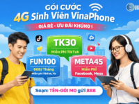 goi cuoc 4g sinh vien vinaphone