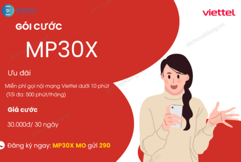 goi cuoc mp30x viettel