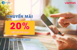 khuyen mai viettel 20 ngay 11 9 2023