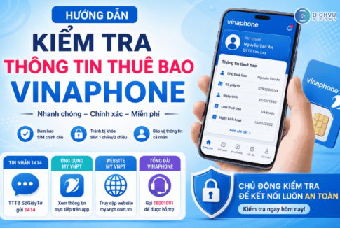huong dan kiem tra thong tin thue bao vinaphone