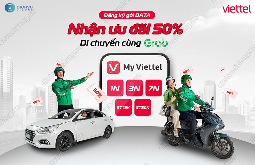 khuyen mai viettel dang ky 4g nhan ma grab 100k