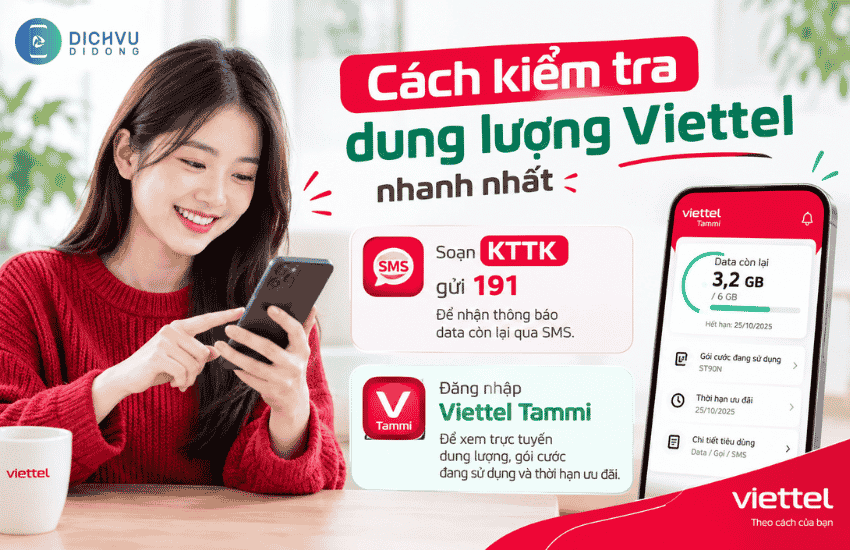 2 cach kiem tra dung luong viettel