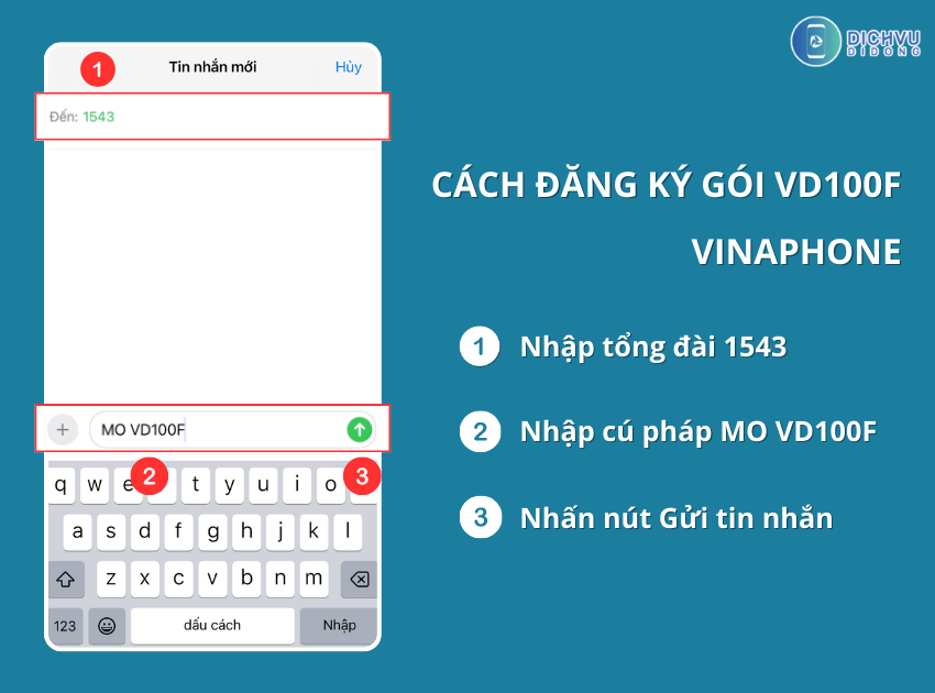 Cach dang ky goi VD100F cua VinaPhone