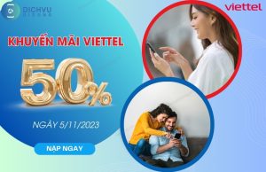 khuyen mai viettel 50 ngay 5 11 2023