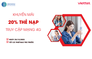 khuyen mai viettel 20 truy cap mang 4g