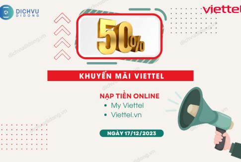 khuyen mai viettel 50 ngay 17 12 2023