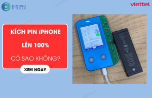 Kích pin iPhone lên 100% có sao không?